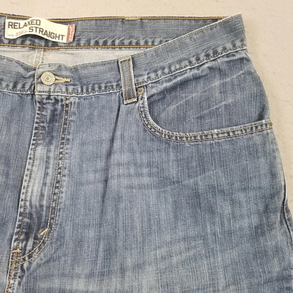 Levis 559 Relaxed Straight Jeans Mens 40x30 Blue Medium‎ Wash Denim Pants